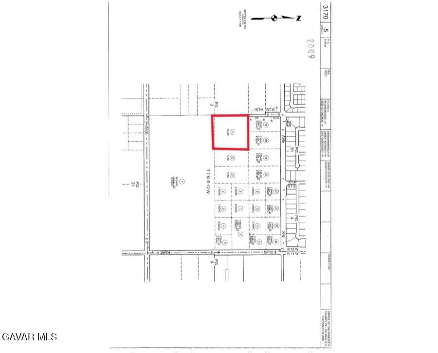 Vic 15th Lancaster, CA 93535 - Photo 2 of 2 plat map x