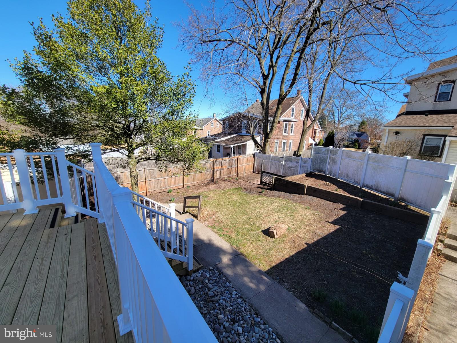 329 Walnut Street Spring City, PA 19475 - Photo 66 of 67 329 Carriage House - View of Fenced Yard from Deck