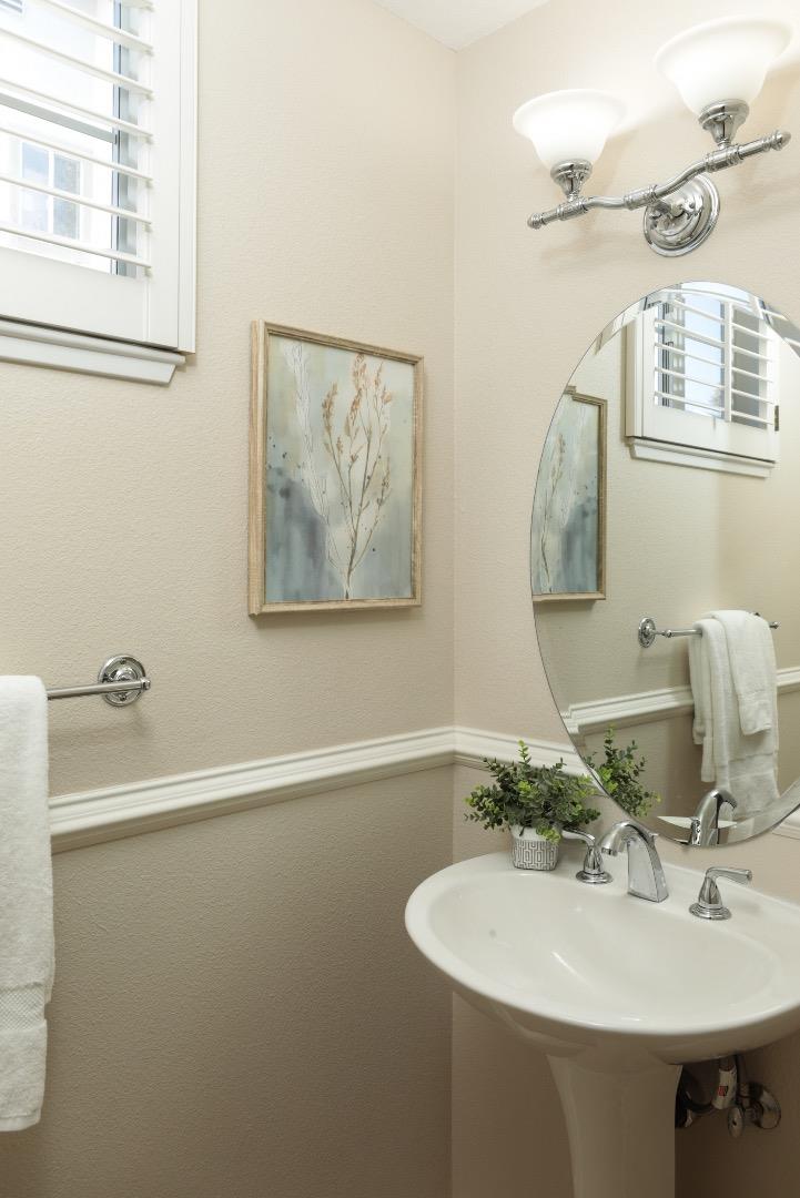 491 Villa Street Mountain View, CA 94041 - Photo 10 of 19 a bathroom with a sink and a mirror