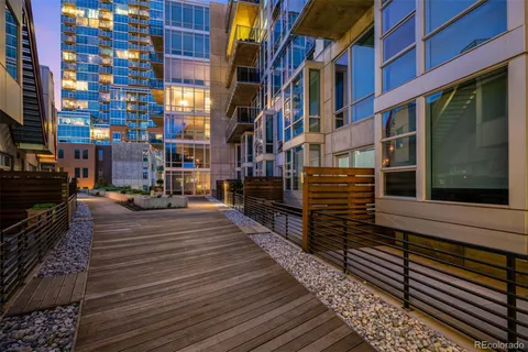 a view of a building with many windows