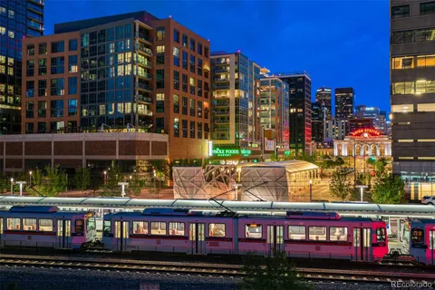 a front view of a building with street