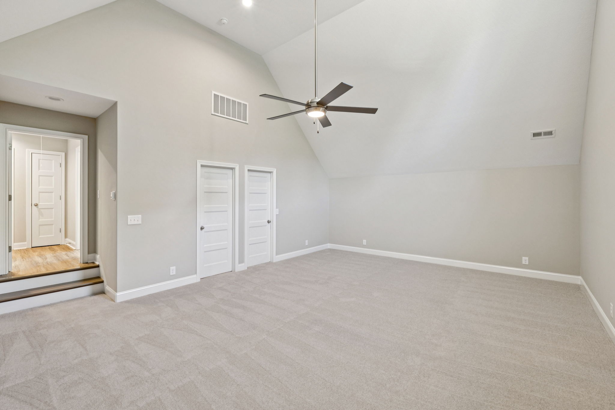 1017 Gholson Road Clarksville, TN 37043 - Photo 41 of 58 an empty room with a ceiling fan and a window