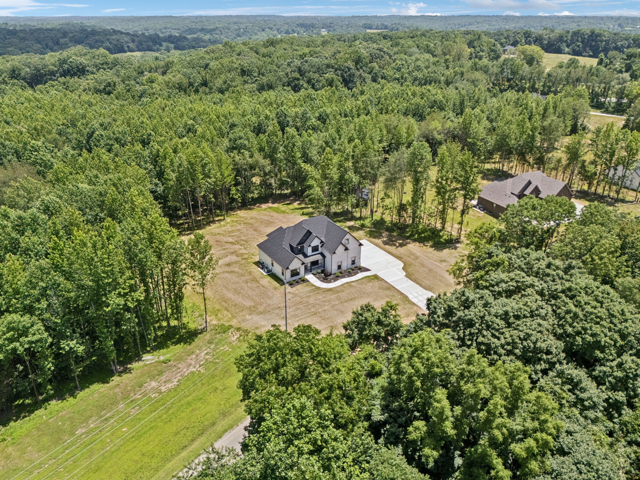 1017 Gholson Road Clarksville, TN 37043 - Photo 50 of 58 an aerial view of a house with a yard