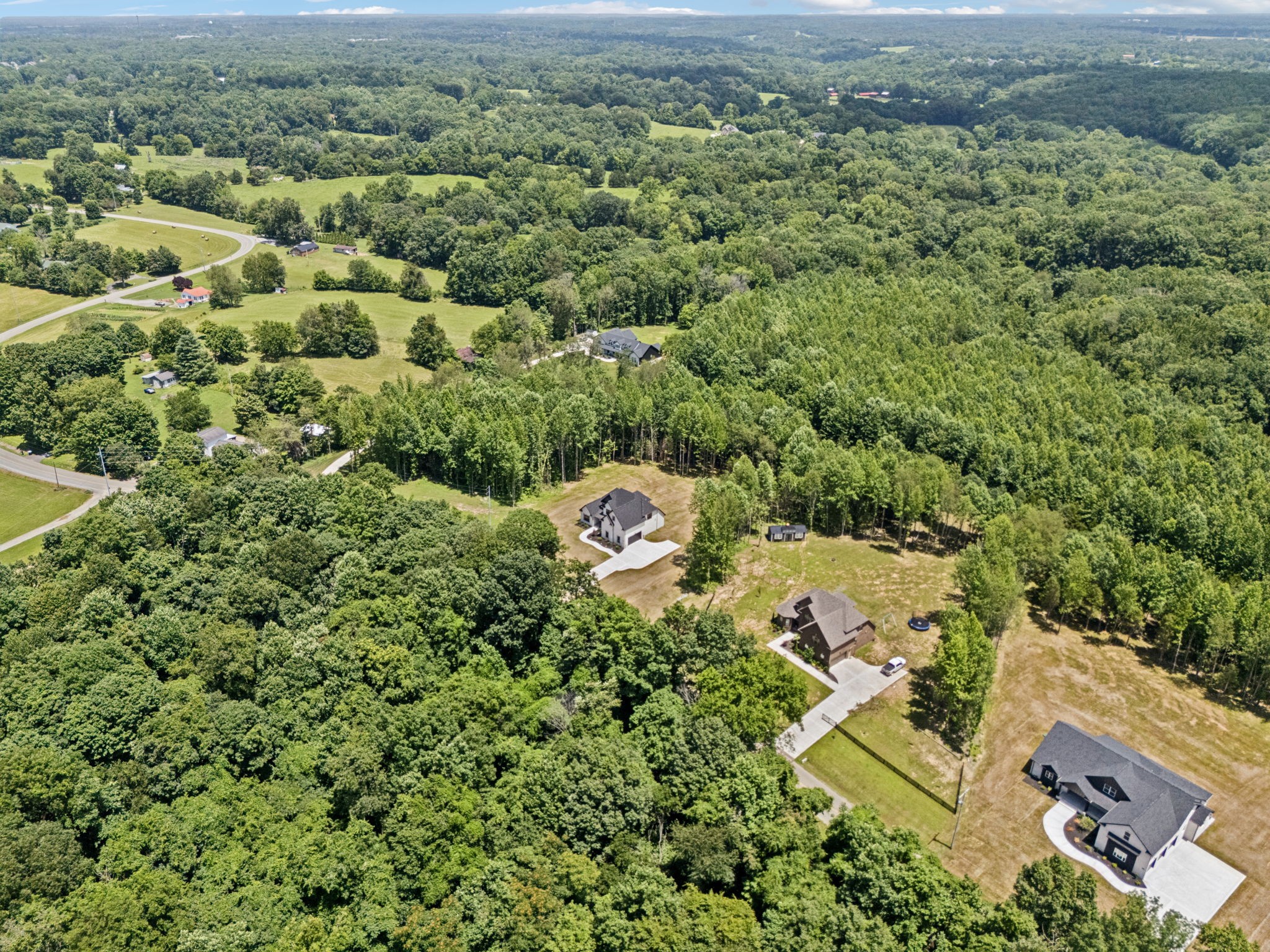 1017 Gholson Road Clarksville, TN 37043 - Photo 53 of 58 an aerial view of a house with a yard