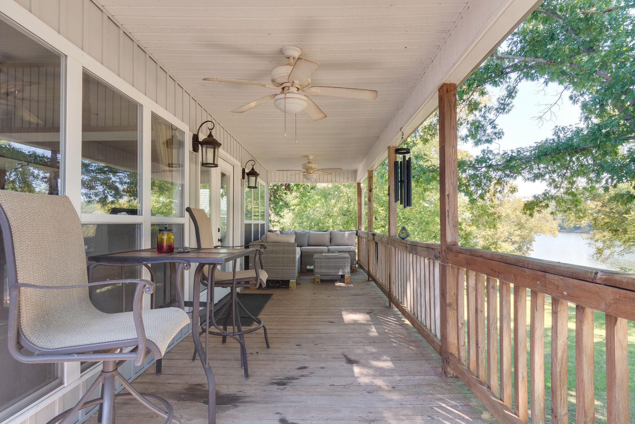 752 Pevahouse Camp Lane Decaturville, TN 38329 - Photo 30 of 47 a view of a dining room with furniture window and outside view
