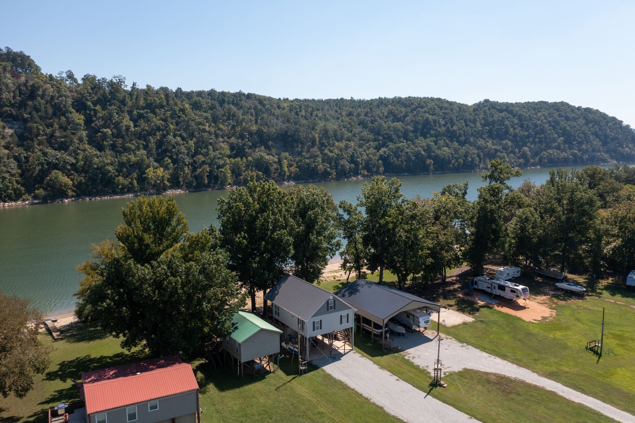752 Pevahouse Camp Lane Decaturville, TN 38329 - Photo 46 of 47 a view of a lake in middle of the town