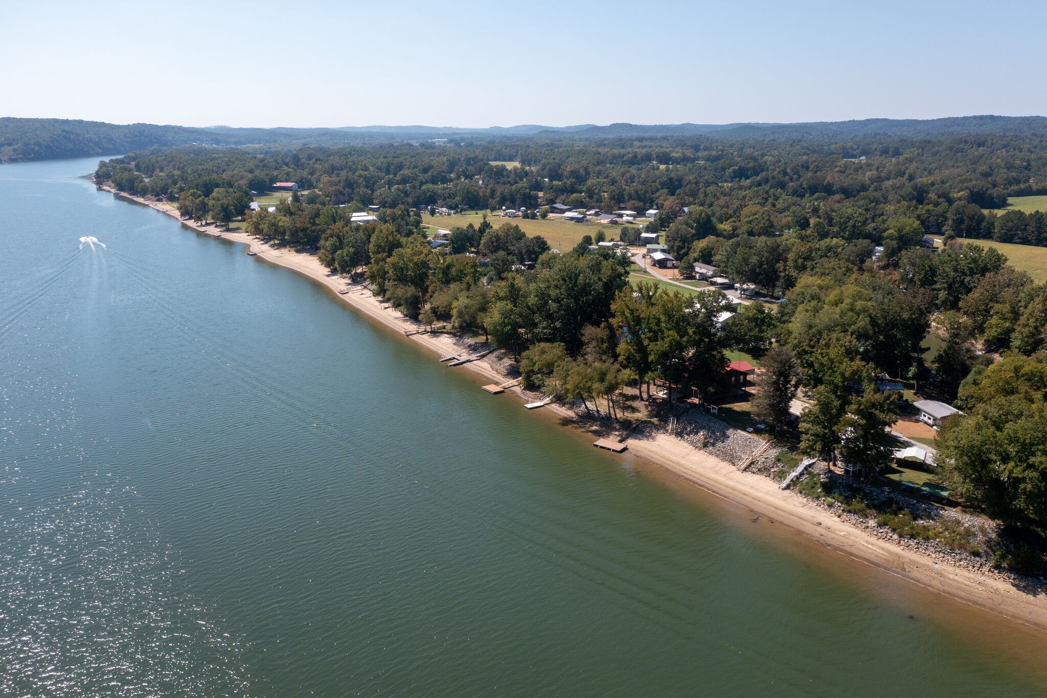 752 Pevahouse Camp Lane Decaturville, TN 38329 - Photo 47 of 47 an aerial view of residential house and outdoor space