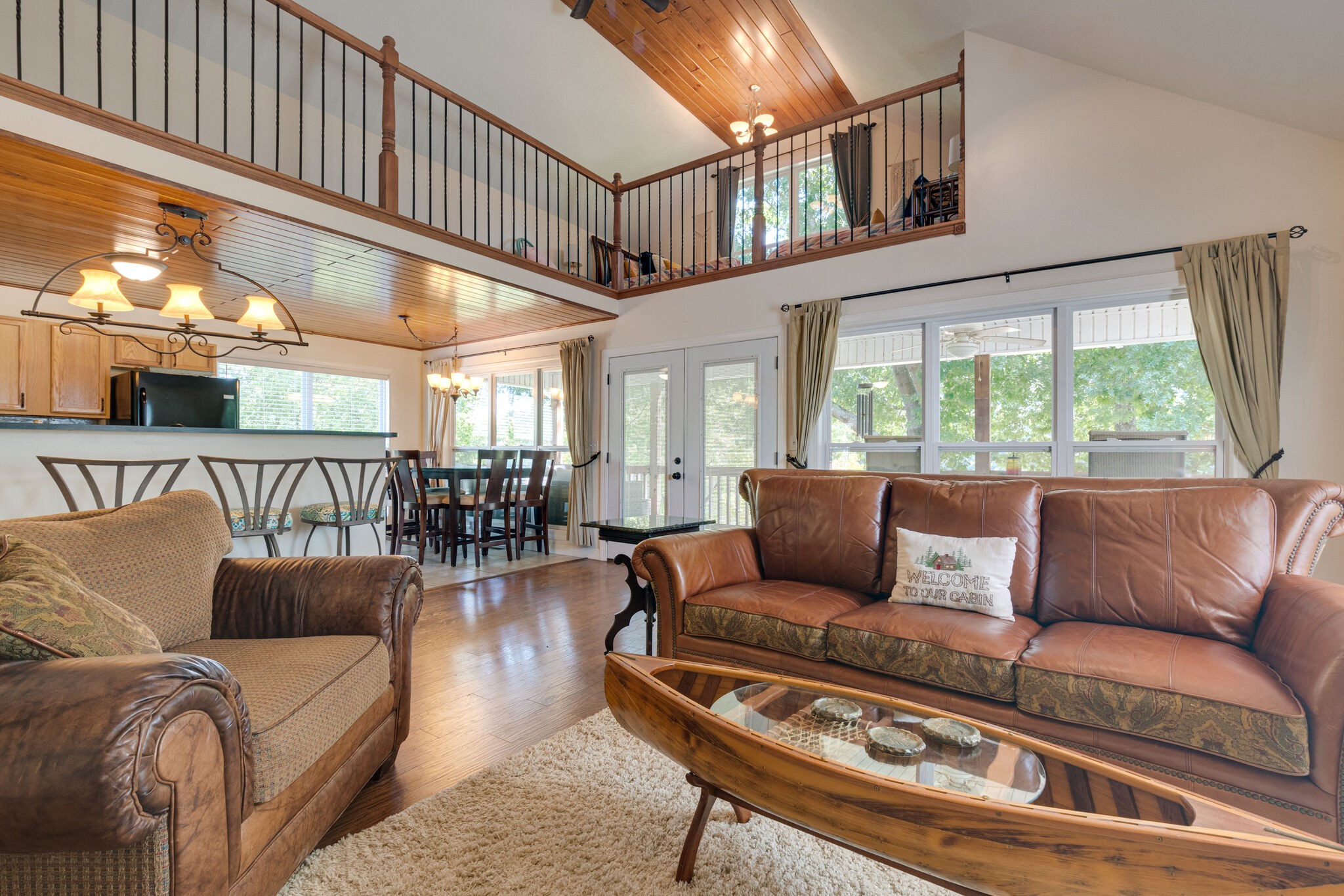 752 Pevahouse Camp Lane Decaturville, TN 38329 - Photo 8 of 47 a living room with furniture and a large window