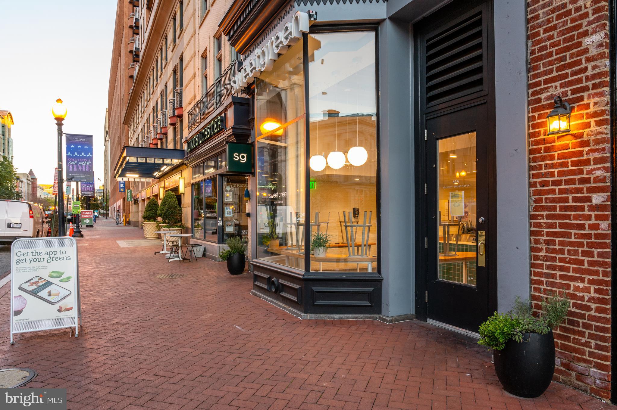 616 E Street Northwest, Unit 455 Washington, DC 20004 - Photo 53 of 75 Popular Sweetgreen is located at Building Entrance