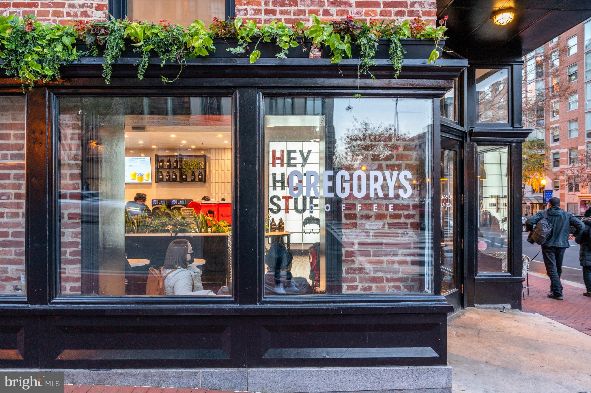 616 E Street Northwest, Unit 455 Washington, DC 20004 - Photo 54 of 75 Newly Opened Gregory's Coffee on the Corner.