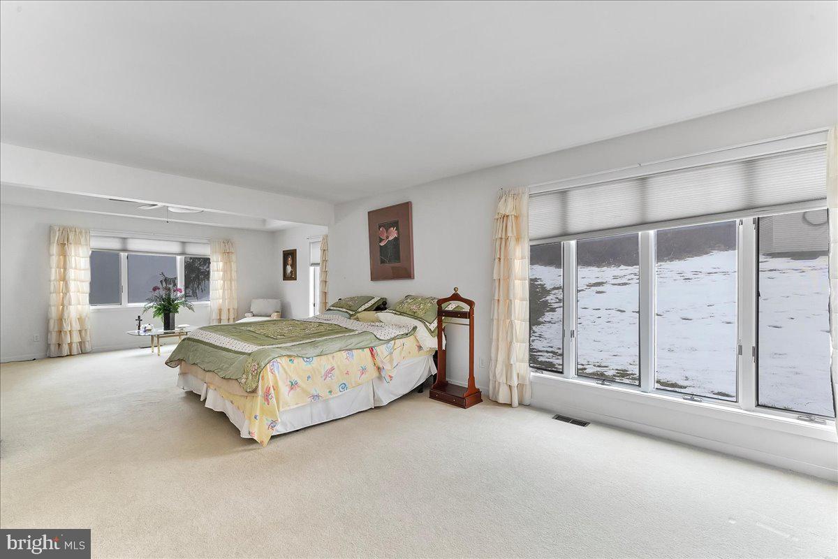 531 Chandler Mill Road Kennett Square, PA 19348 - Photo 35 of 60 a spacious bedroom with a bed and a chandelier