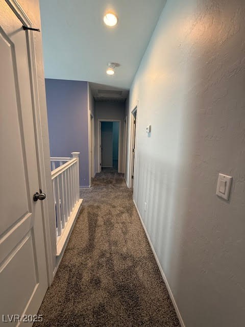 766 Crest Valley Place Henderson, NV 89011 - Photo 13 of 14 Hallway featuring carpet floors and recessed light
