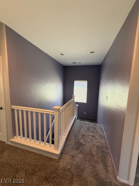 766 Crest Valley Place Henderson, NV 89011 - Photo 5 of 14 Hallway featuring an upstairs landing and carpet f