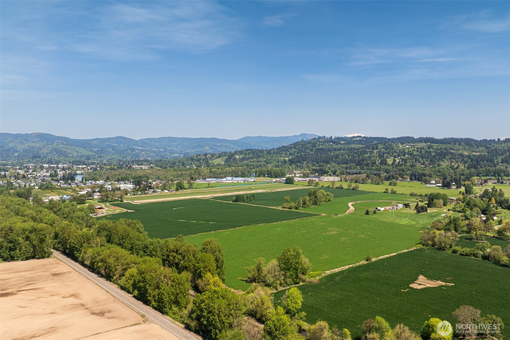 0 Whalen Road Woodland, WA 98674 - Photo 12 of 26 a view of a city with mountains in the background