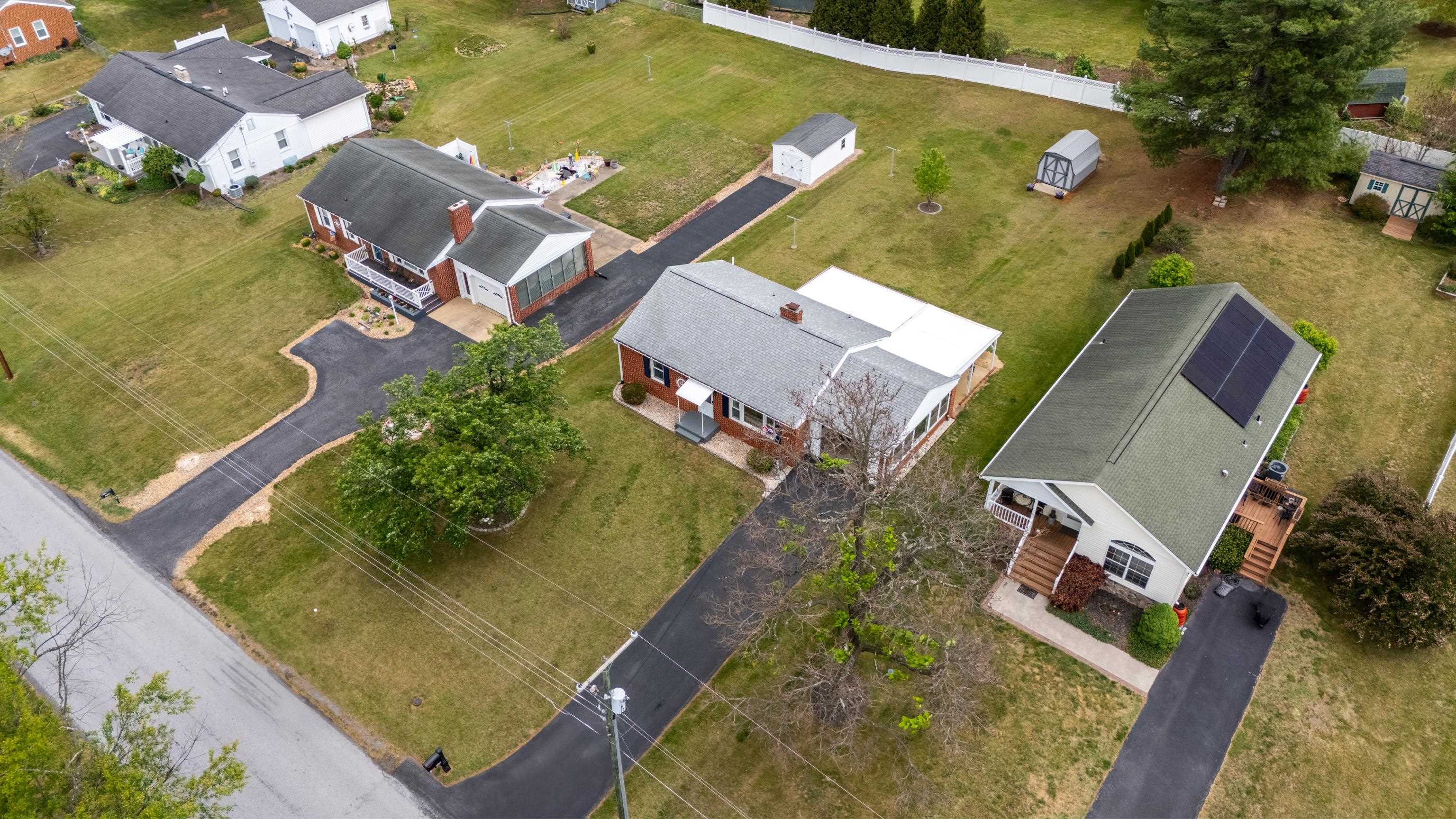 118 Stuart Avenue Stuarts Draft, VA 24477 - Photo 54 of 61 an aerial view of residential houses with outdoor space
