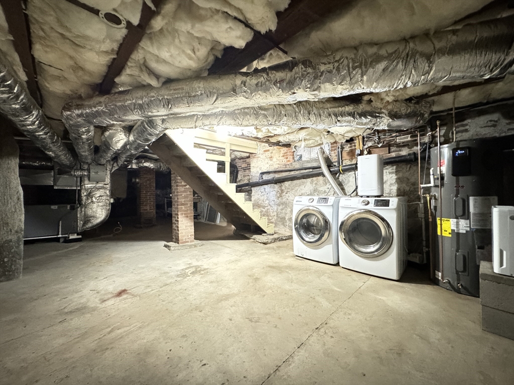 6 Pine Street Northfield, MA 01360 - Photo 39 of 42 a utility room with dryer and washer