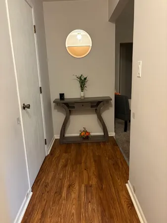 a view of a hardwood floor