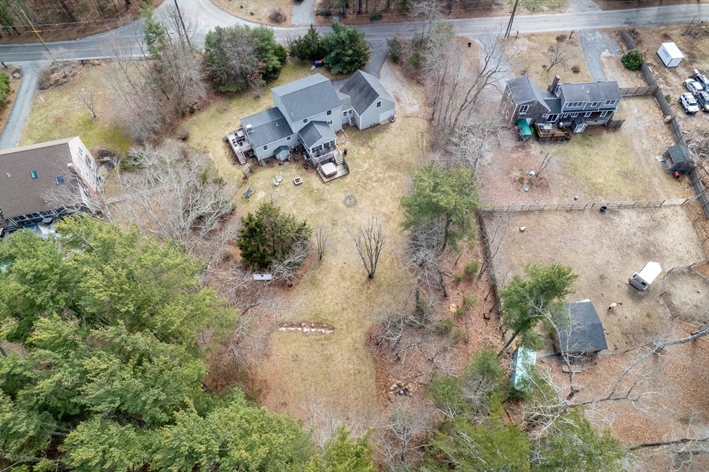40 Fosdick Road Carver, MA 02330 - Photo 24 of 27 an aerial view of residential house with outdoor space