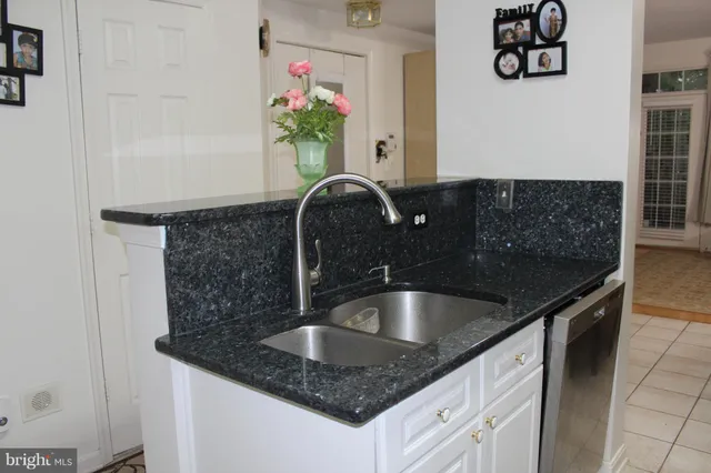 a close view of sink and tap