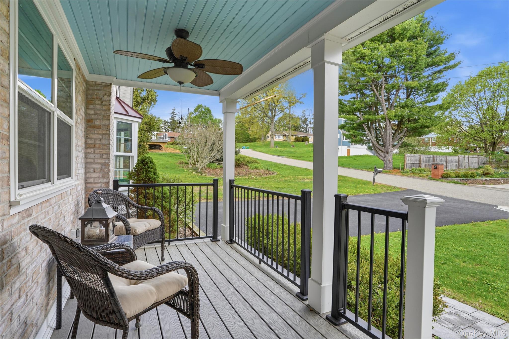 6 Willow Lane Fishkill, NY 12524 - Photo 25 of 33 a view of a patio with a table chairs and a floor to ceiling window