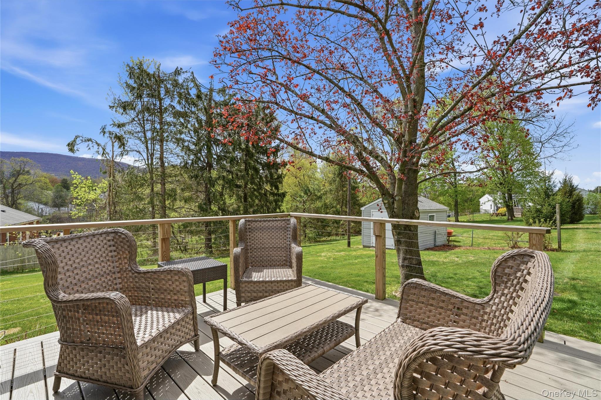 6 Willow Lane Fishkill, NY 12524 - Photo 33 of 33 a view of balcony with wooden floor and outdoor seating