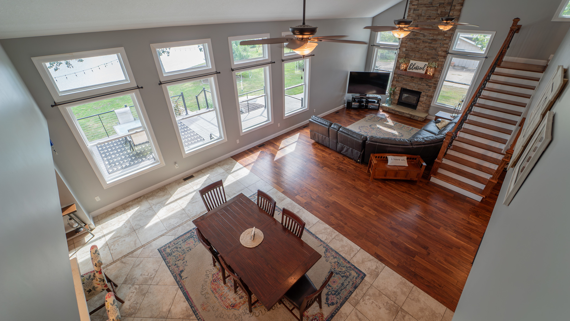 2611 2560 River Road Kankakee, IL 60901 - Photo 18 of 53 a living room with furniture and a fireplace