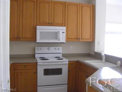 11729 Eros Road Lehigh Acres, FL 33971 - Photo 5 of 10 a kitchen with a stove and a microwave
