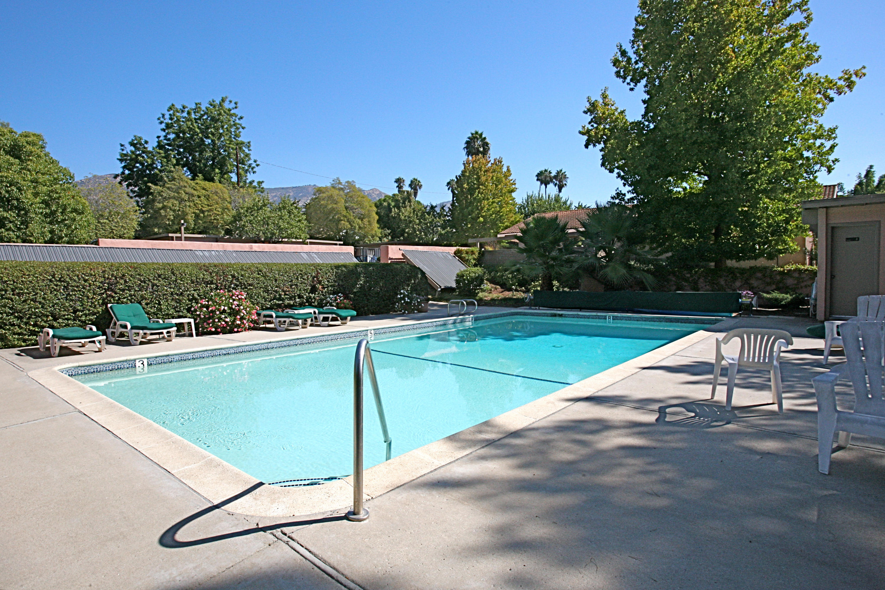 561 North La Cumbre Road Santa Barbara, CA 93110 - Photo 12 of 12 a view of a swimming pool with lounge chair