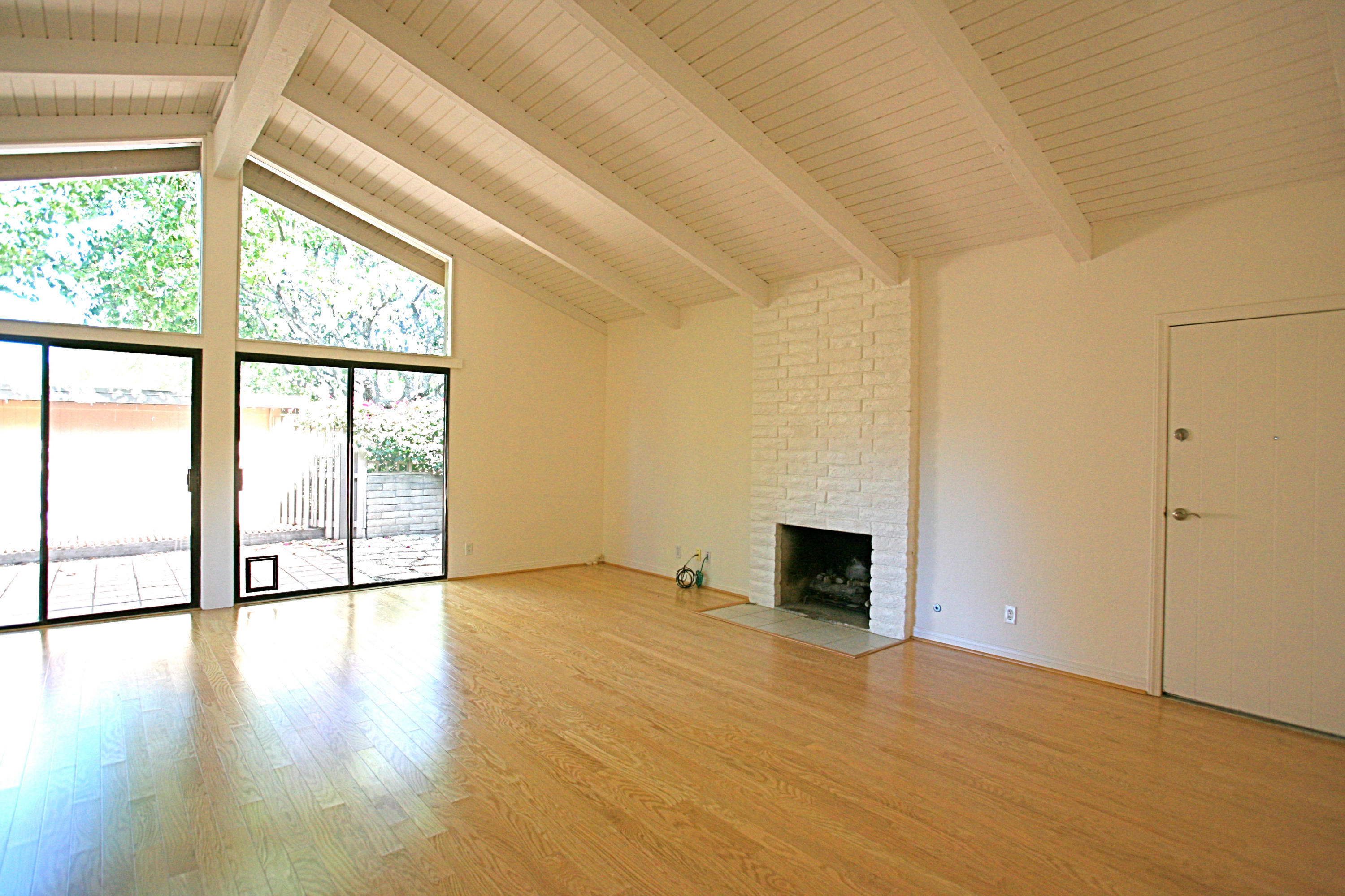 561 North La Cumbre Road Santa Barbara, CA 93110 - Photo 3 of 12 a view of an empty room with glass door and balcony