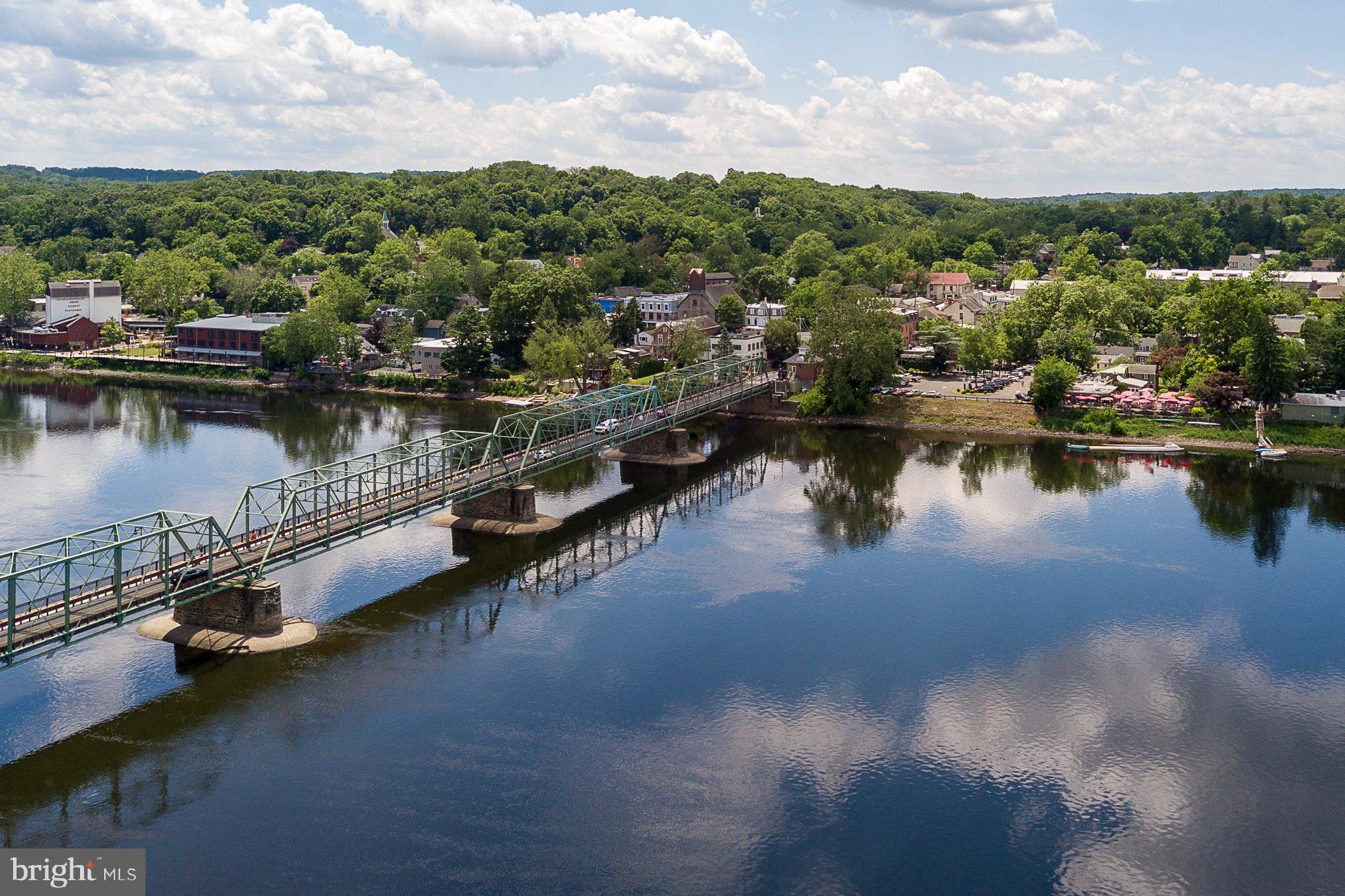 131 North Main Street New Hope, PA 18938 - Photo 20 of 26 a view of a lake with houses