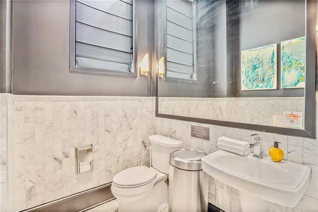 a bathroom with a sink and a toilet