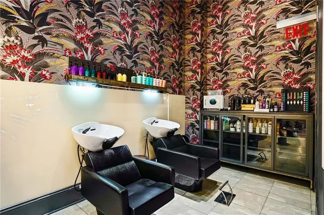 a outdoor living space with patio furniture