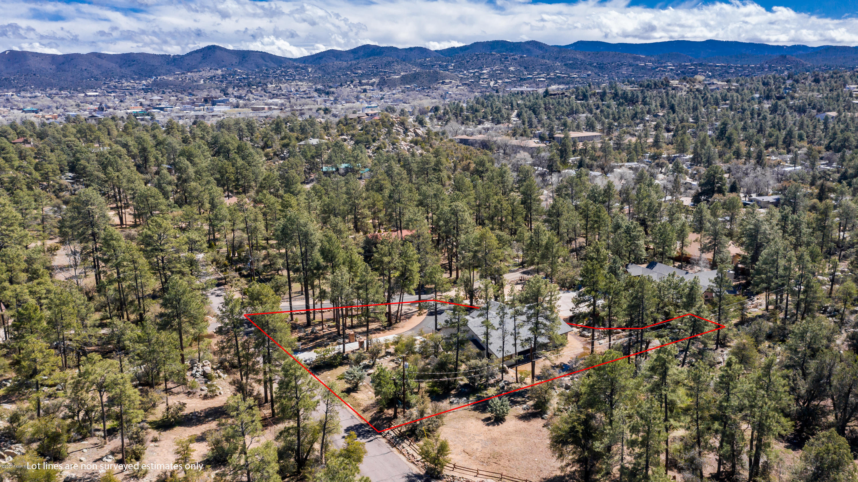 957 Norris Road Prescott, AZ 86305 - Photo 27 of 28 Aerial Property View