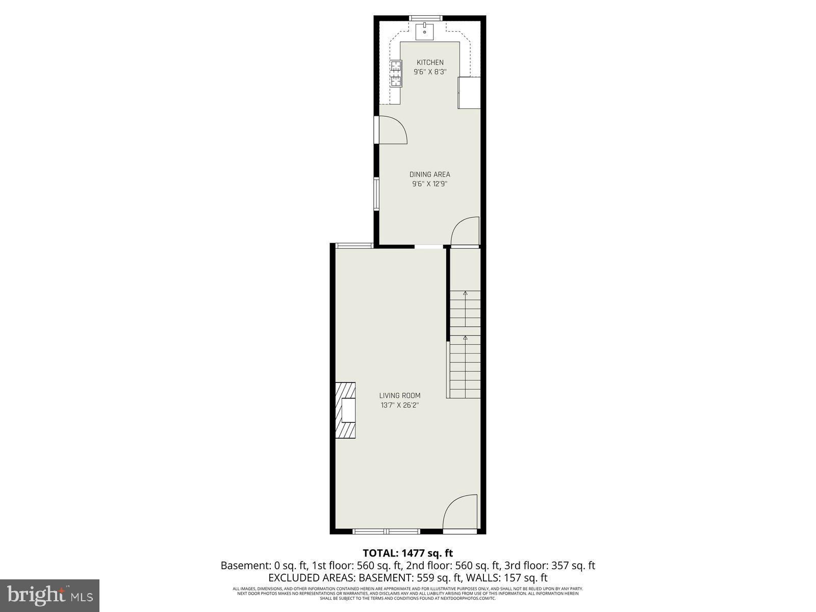225 West Lancaster Avenue Reading, PA 19607 - Photo 27 of 31 Main floor with sqft