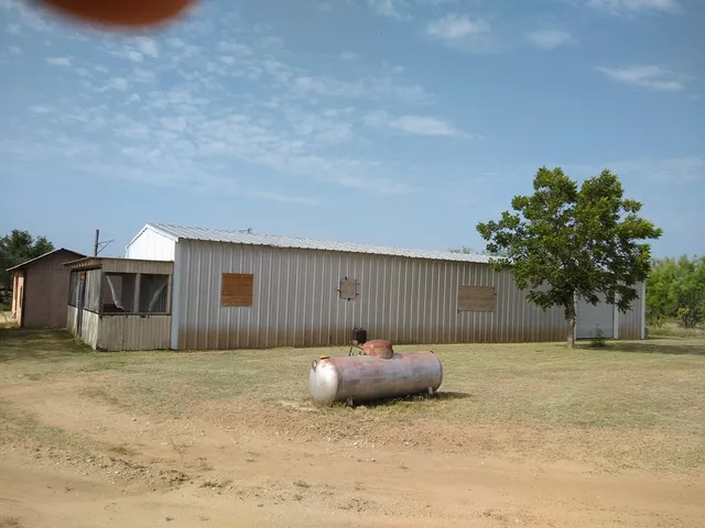 a backyard of a house