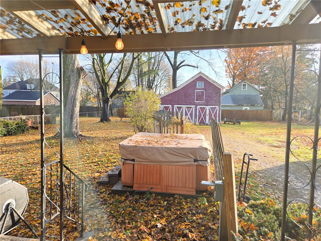 6 Maple Street Auburn, NY 13021 - Photo 23 of 23 back yard with barn