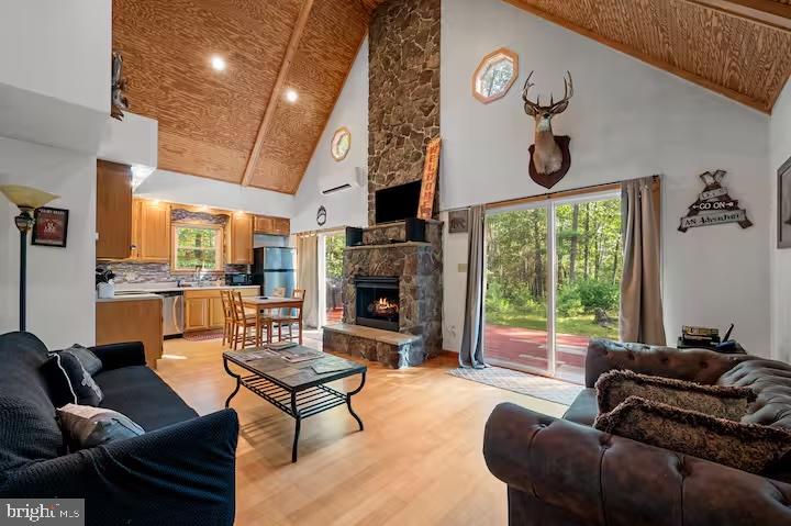 393 Timber Run Road Mathias, WV 26812 - Photo 4 of 31 Open living room/kitchen is great for entertaining