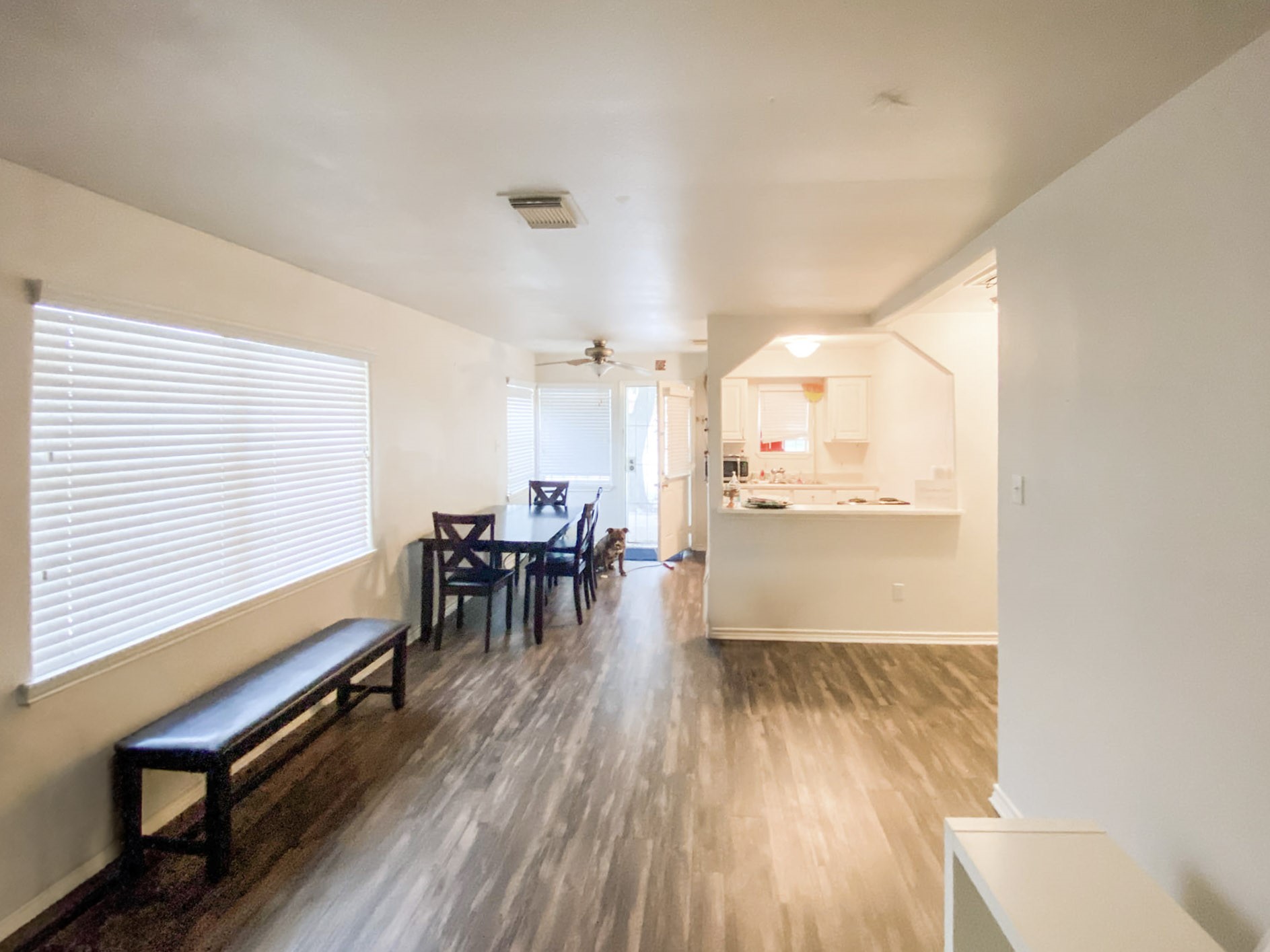 5006 Maxie Street Houston, TX 77007 - Photo 18 of 23 a view of dining room with furniture and wooden floor
