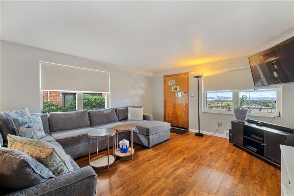 508 Montclair Street Pittsburgh, PA 15217 - Photo 7 of 29 a bedroom with furniture and a flat screen tv