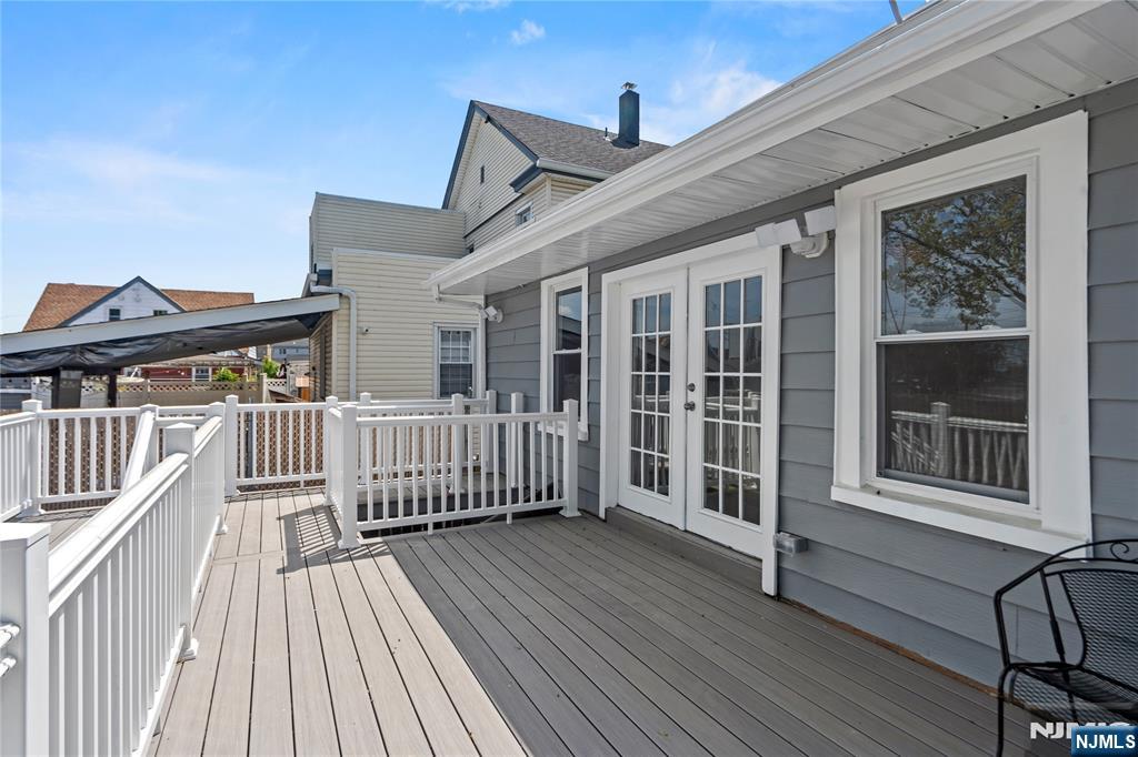 190 Washington Avenue Hackensack, NJ 07601 - Photo 15 of 20 a view of a house with wooden deck
