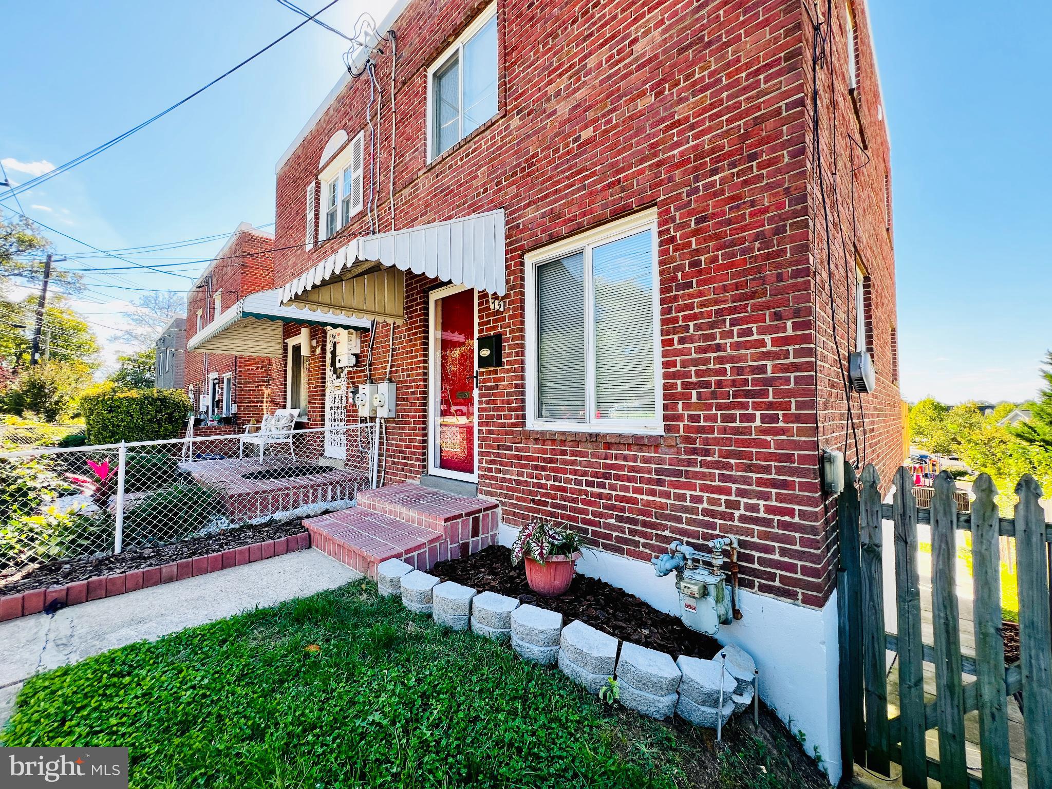 75 58th Street Southeast Washington, DC 20019 - Photo 10 of 40 Charming brick home with inviting entrance.
