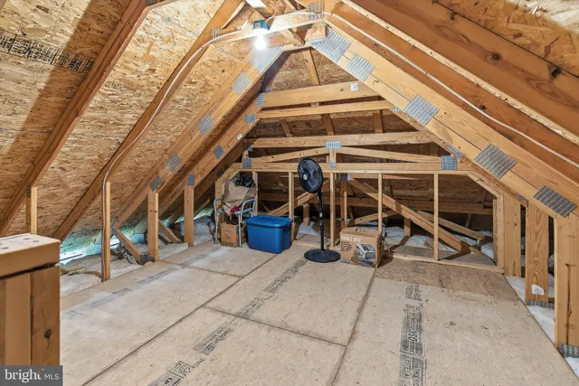 a garden view with a seating space