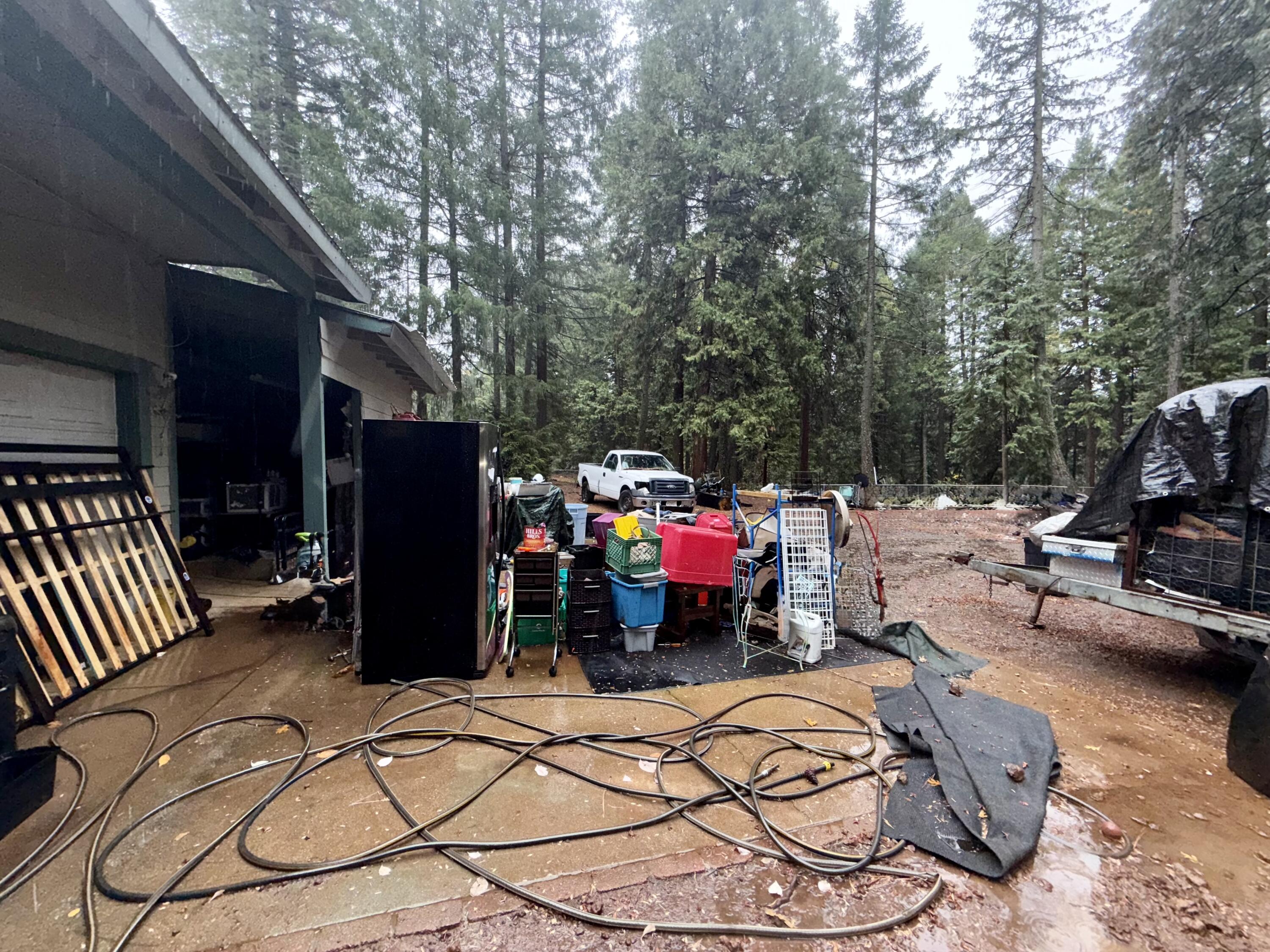 33368 Geta Way Shingletown, CA 96088 - Photo 10 of 20 a view of a patio with furniture and a fireplace