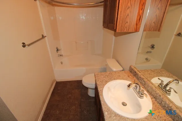 a bathroom with a sink and a toilet