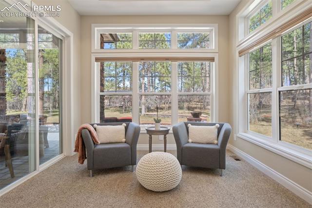 778 Cumberland Road Larkspur, CO 80118 - Photo 12 of 31 Darling sitting area with access to patio