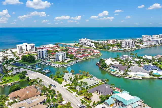 a view of a city with ocean view