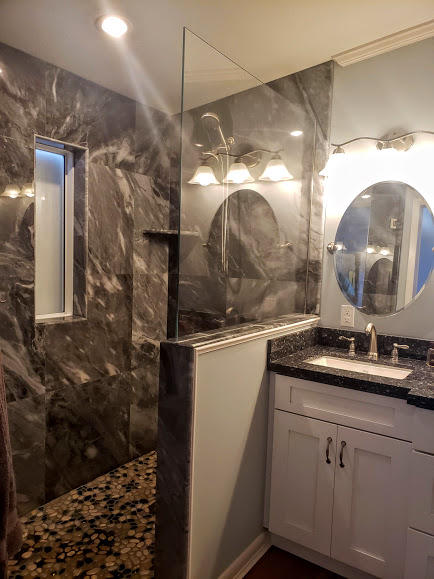 246 Cuba Road Tavernier, FL 33070 - Photo 31 of 53 Primary Marble shower