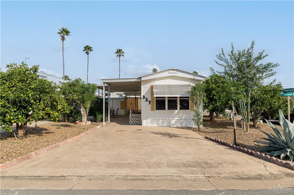 337 Sunflower Road Pharr, TX 78577 - Photo 1 of 1 Manufactured / mobile home with a carport