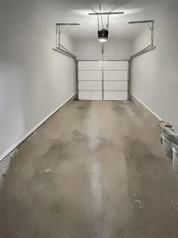 a view of a room with an empty space