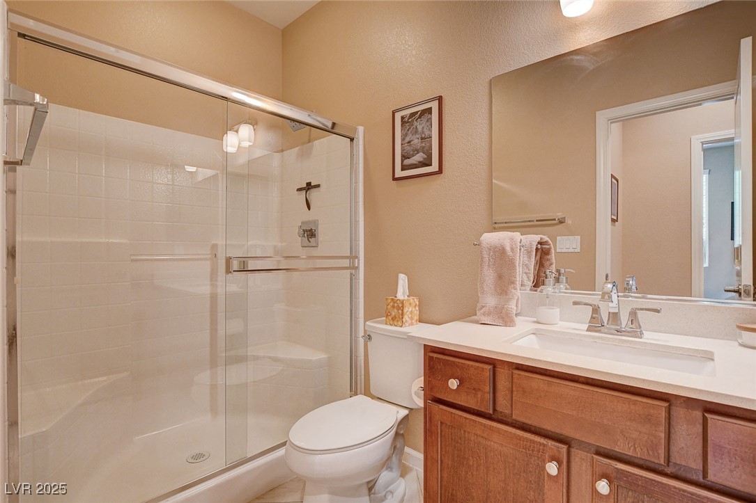 2544 Sable Ridge Street Henderson, NV 89044 - Photo 20 of 58 Downstairs Bathroom with Shower
